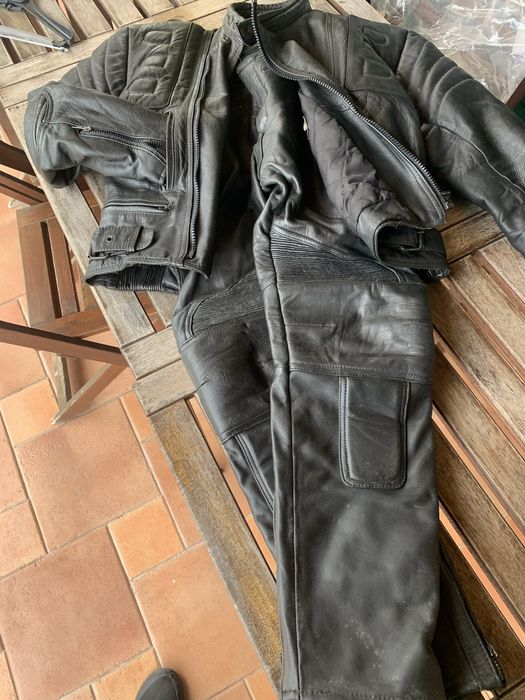 Fato motard couro