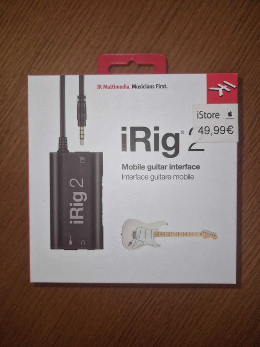 IK Multimedia iRig 2 – novo, nunca aberto