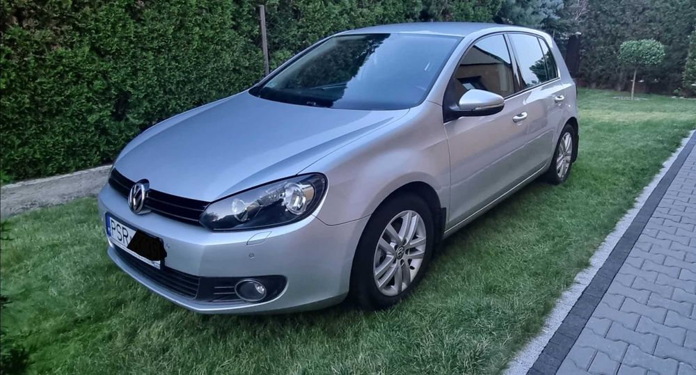 VW Golf 6 2.0 TDI 140KM 2010r. Highline, Salon Polska, Książka serwisowa, bezwypadkowy, garażowany