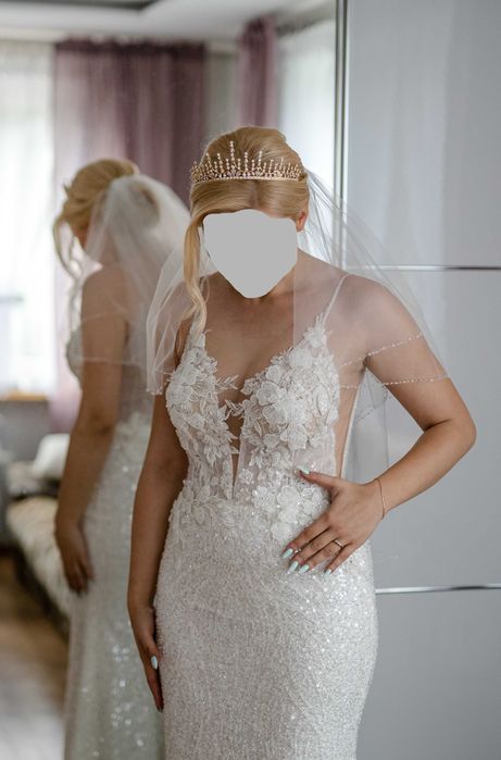Suknia ślubna syrenka/rybka.