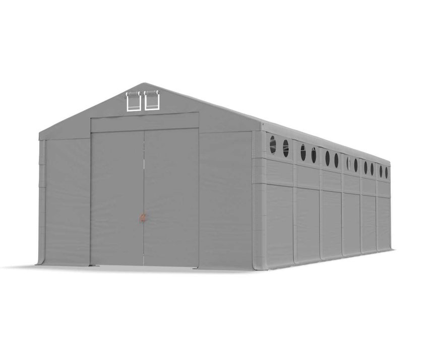 6x12x4m Namiot Handlowy LUX PLUS  z doświetlającymi OUTLET Wyprzedaż