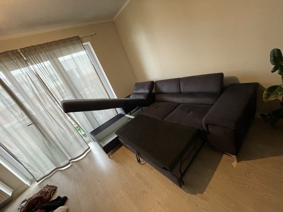 Naroznik z funkcja spania Selsey Mikkara. Jakosciowy material.Jak nowy