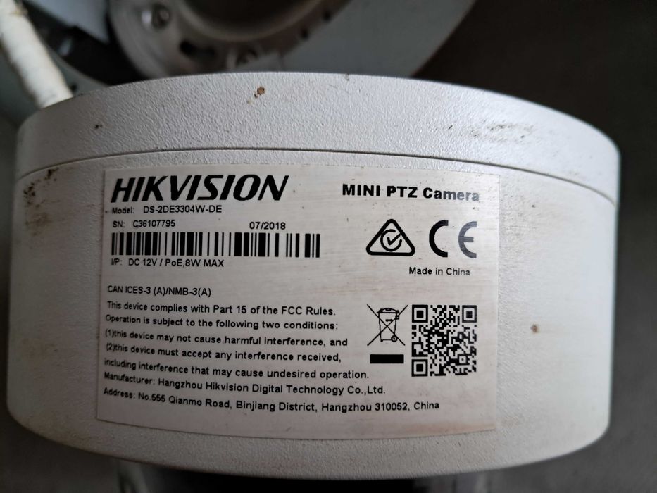 Sprzedam 3 kamery Hikvision DS-2DE3304W-DE