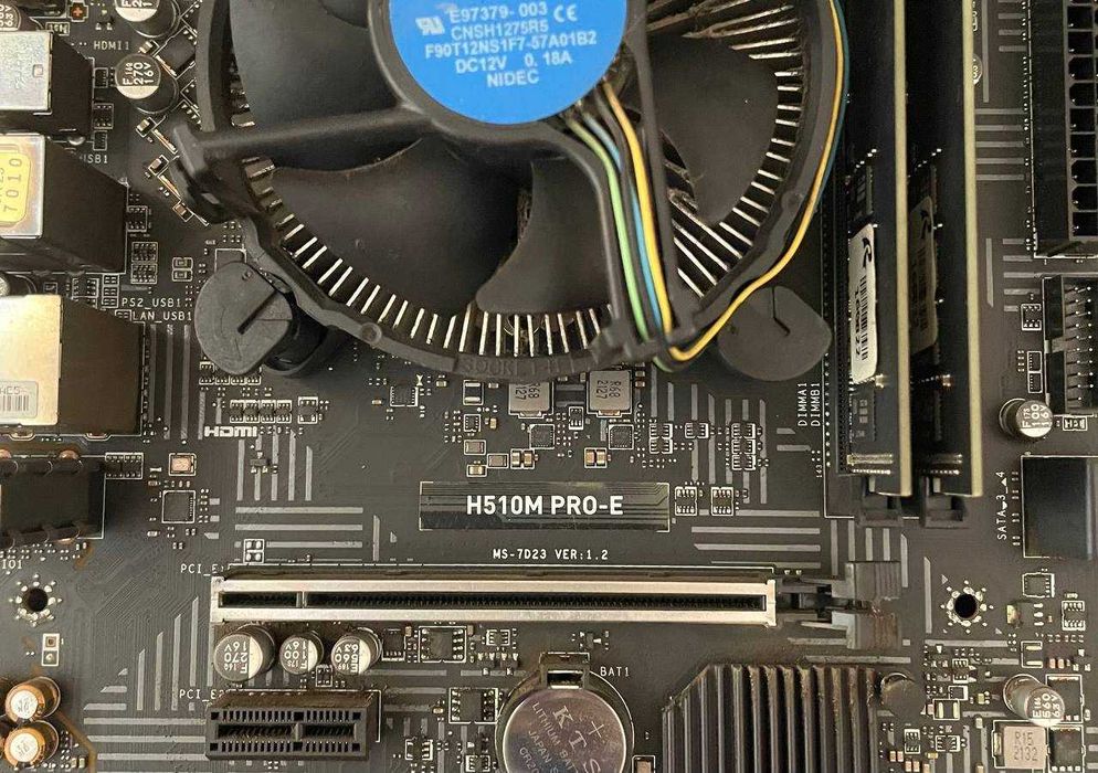 озу 16гб ddr4, intel core i3-10100f, Материнская плата MSI H510M Pro-E