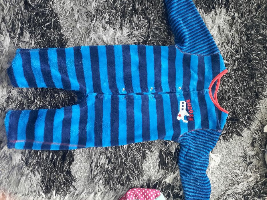 Пижама. домашний костюм. человечек .тёплый 1-3 года