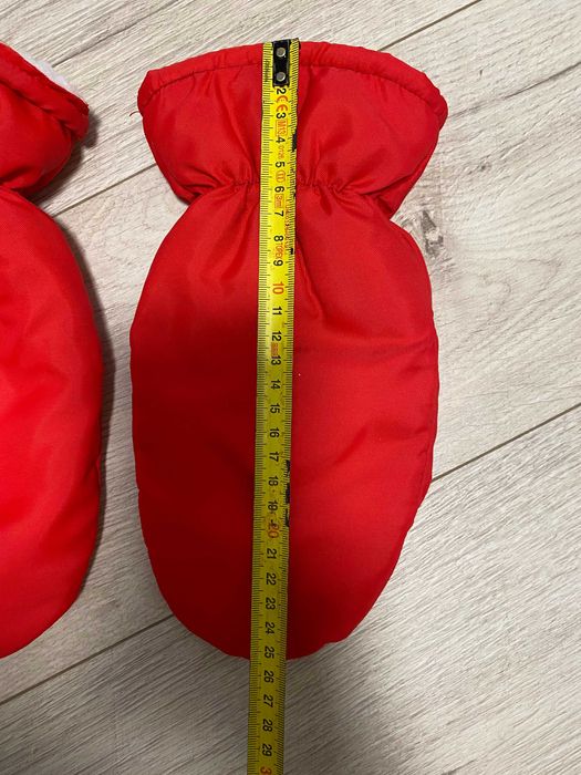 Красные большие рукавицы на меху Aquila