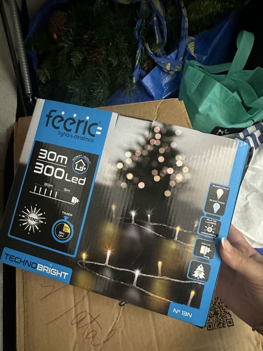 Luzes de natal pisca