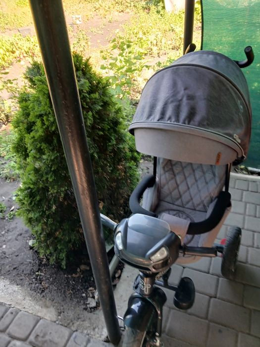 Велосипед триколісний дитячий з батьківською ручкою, велосипед з поворотним сидінням, велосипед коляска, трехколесный велосипед тран