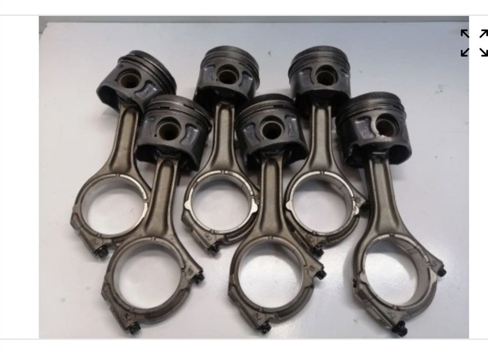 Поршня шатуни кільця до мотору jeep grand cherokee 3.0 crd vm43 vm63