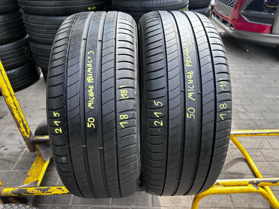 2X Opony Letnie 215/50R18 92W AO1 MICHELIN PRIMACY 3 5MM 2018R CAŁE