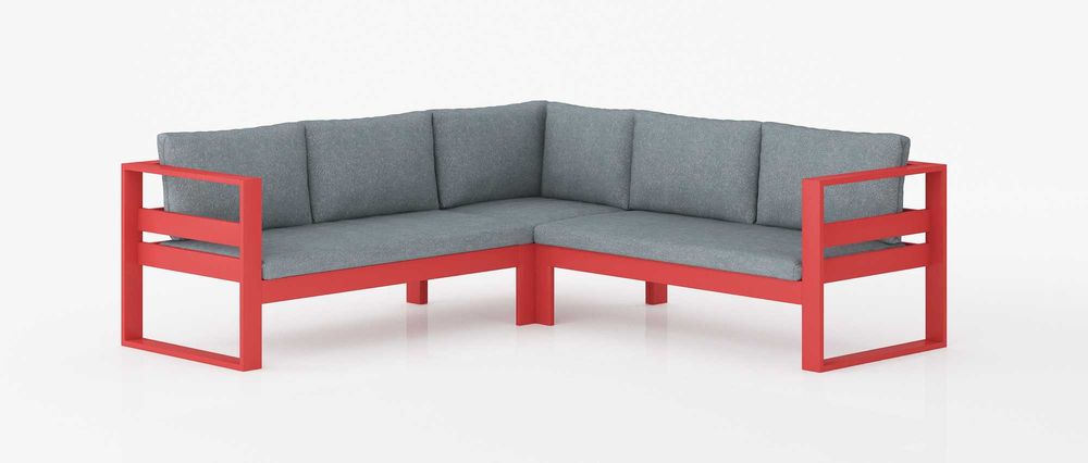 Zestaw mebli ogrodowych kanapa plus 2 fotele