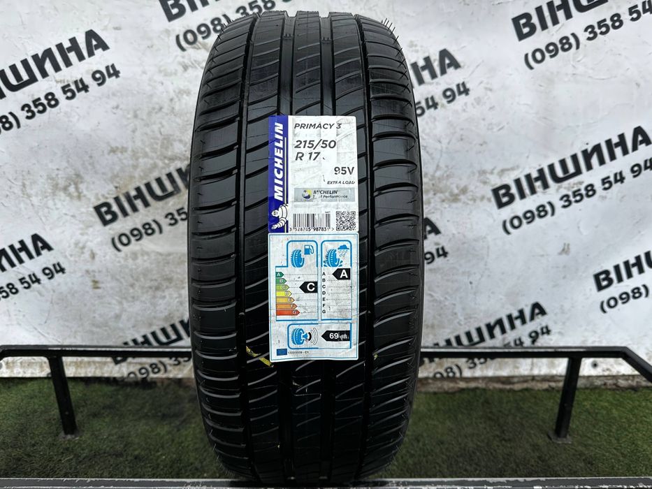 Шина 215/50 R 17 Michelin Primacy 3. Одне нове колесо. Розпаровка