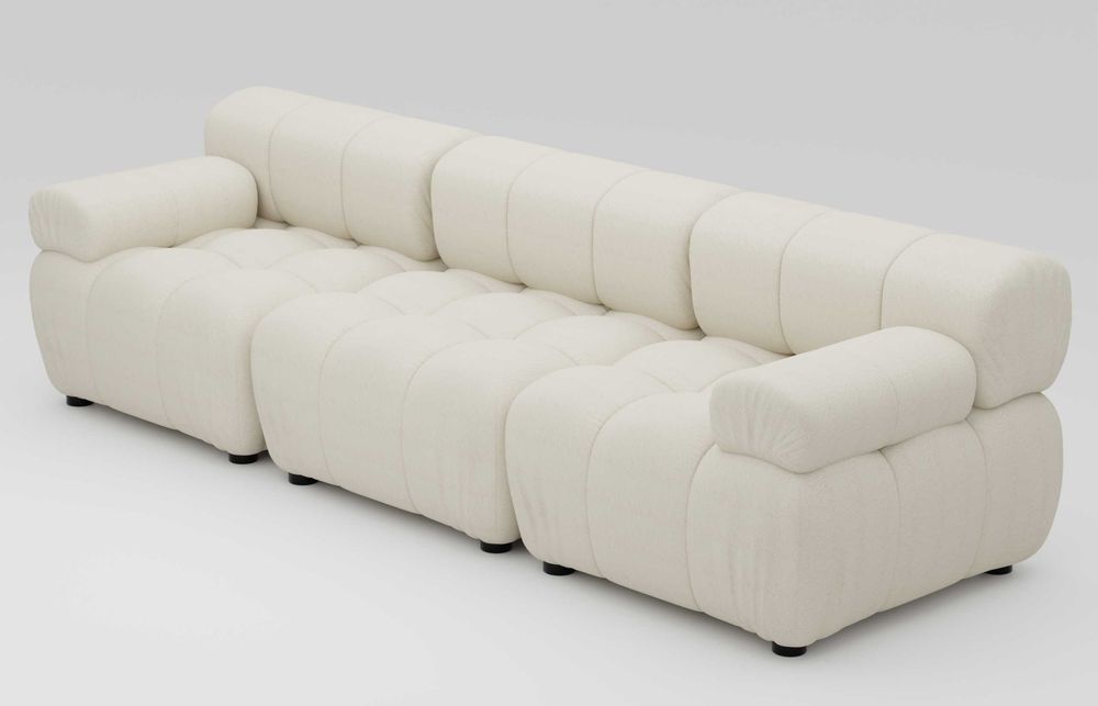 Nowoczesna sofa modułowa "CLOUDY" beżowa 3osobowa!
