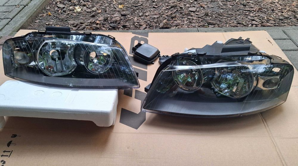 AUDI A3 8P 2003 + komplet lamp przednich nowe