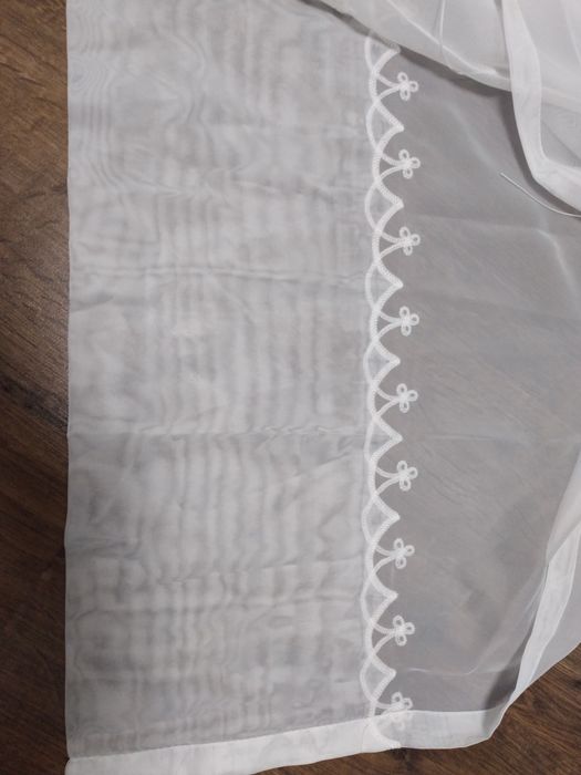 Firana na taśmie marszczącej 120 cm x 430 cm