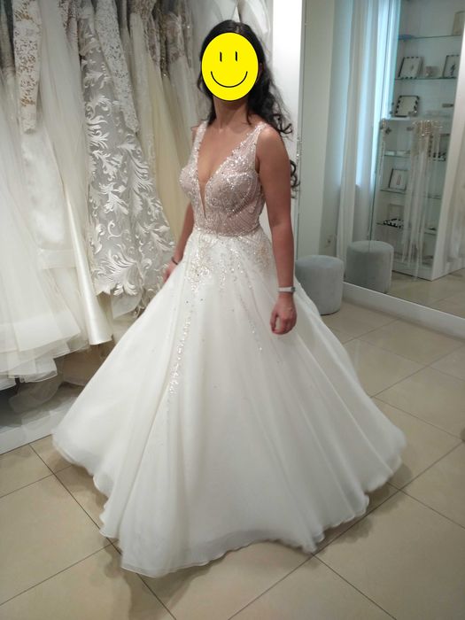 Suknia ślubna r. 36 (projekt Patrycji Pardyki)