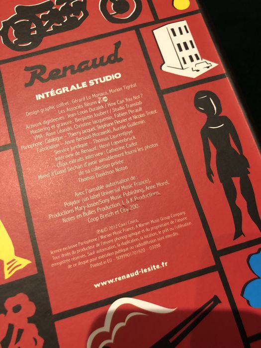 Renaud Integrale studio 16 płyt