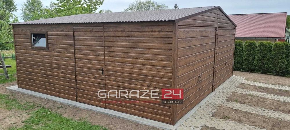 Garaż PREMIUM  6x5,80m*profil OCYNKOWANY*  całe MAZOWIECKIE *montaż GRATIS*
