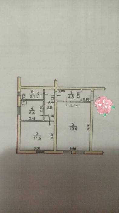 Продам.  2 к.кв.ул.Былкина.Мебель + техника.Запорожье Левое.