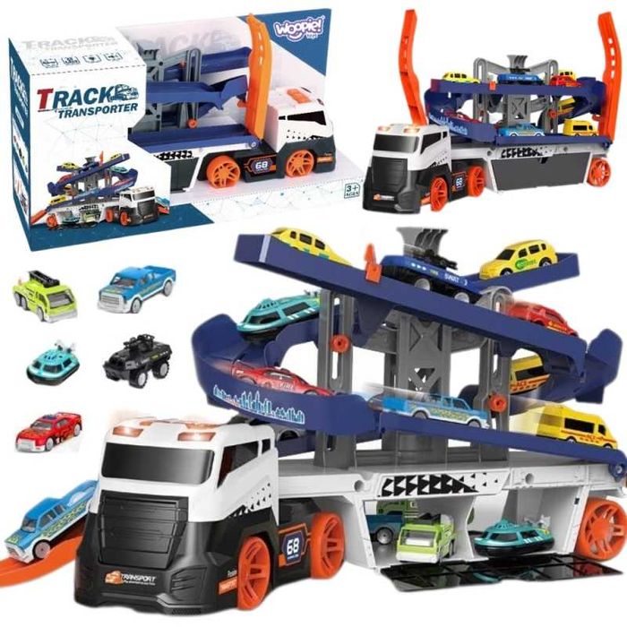 Interaktywny Tir Laweta Tor dla Aut z Dźwiękiem i Światłem