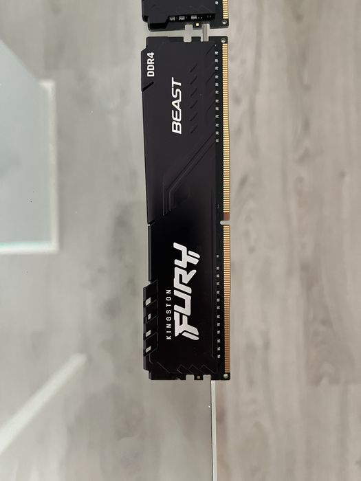 Memória RAM kingston Fury Beast 16G (2x8) DDR4 3200Mhz -  KF432C16BBK2/16