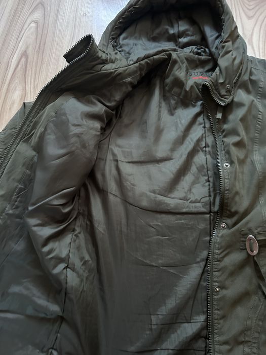 Kurtka khaki ocieplana