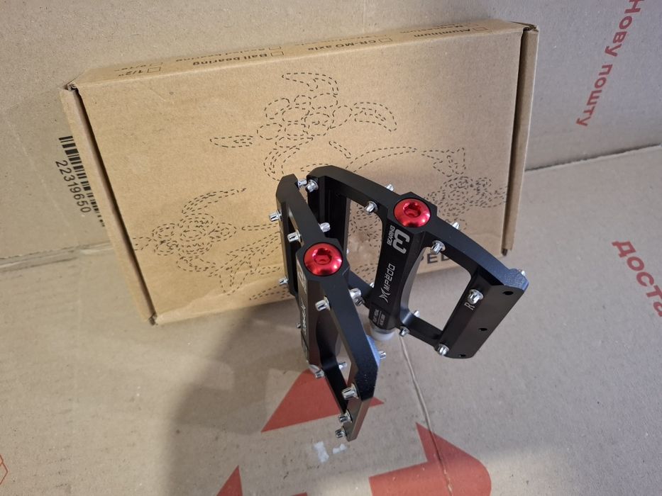 ВЕЛОсипедные педали алюминиевые MTB Mpeda ALNC2026 на 3прома.