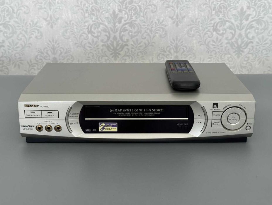 Magnetowid Sharp VC-FH30 6-Head Intelligent Hi-Fi + pilot Unikat
