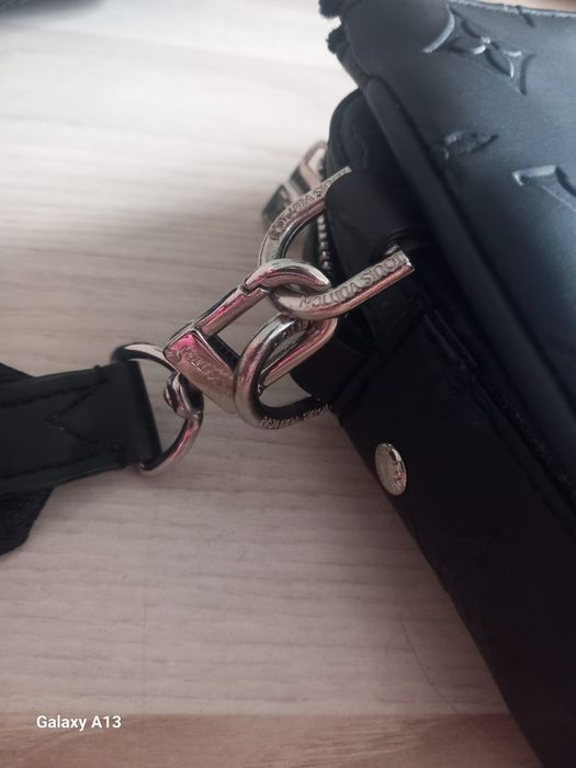 Louis Vuitton monogram czarna torebka na ramię