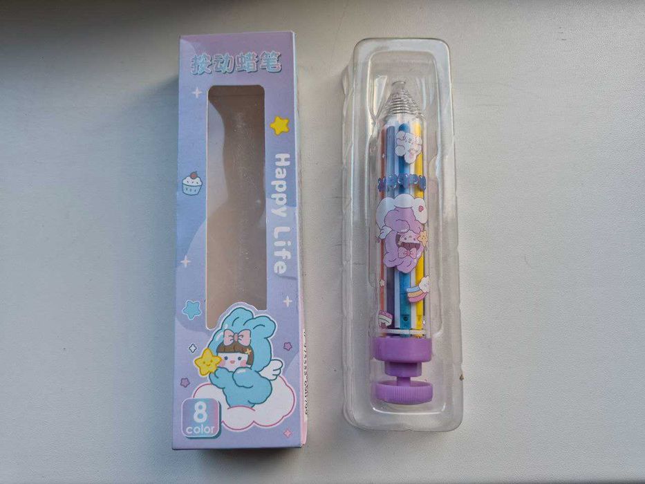 Кулькова дитяча ручка 3д 8 кольорів