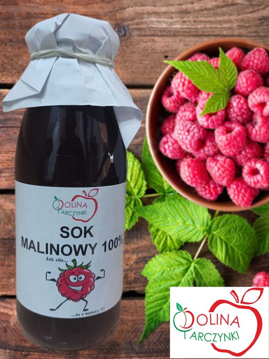 Sok malinowy 100% 250 ml.
