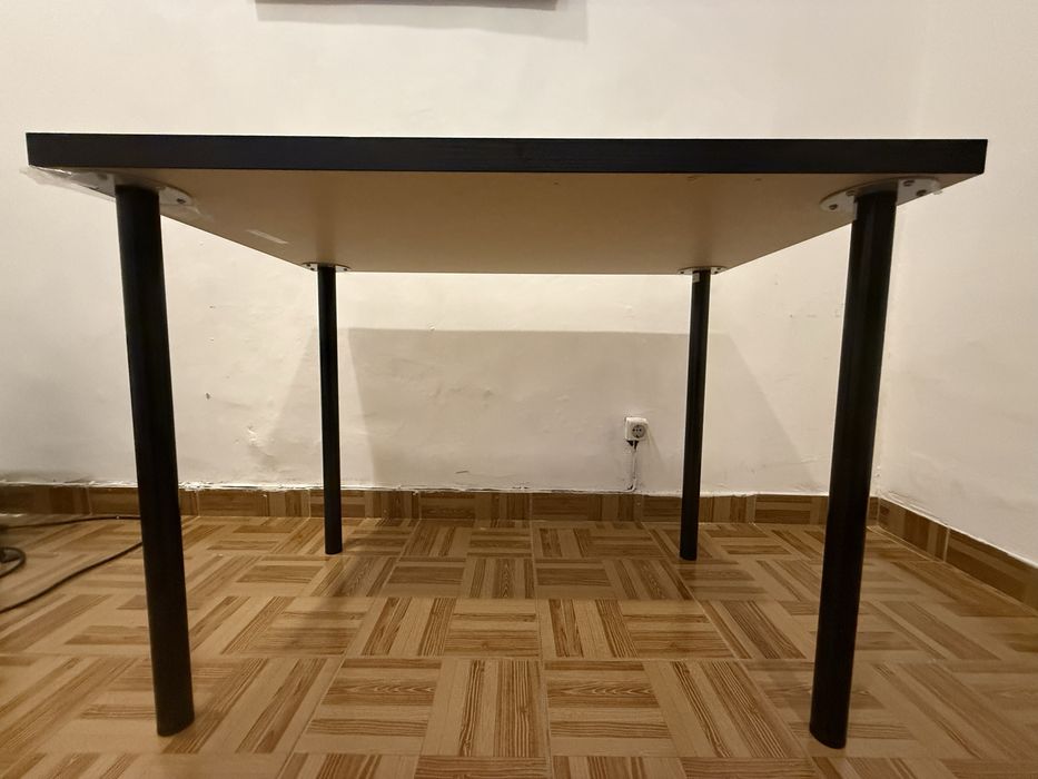 Vendo Mesa IKEA LINNMON / ADILS – Preta | Usada e Estimada