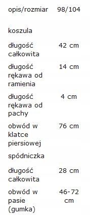 STRÓJ MAŁA POLICJANTKA MAŁEJ POLICJANTKI 98/104 przebranie kostium POL