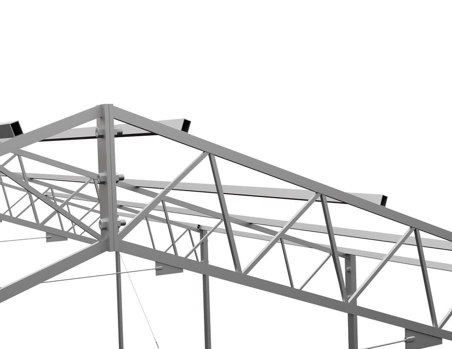 Konstrukcja Stalowa 8x22.4x4 NOWA OCYNKOWANA  HALA WIATA MAGAZYN