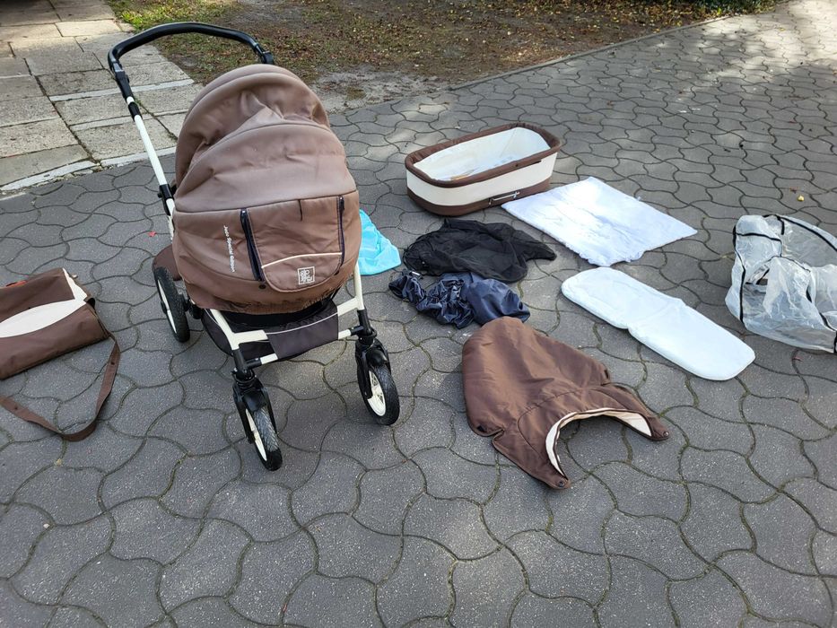 Wózek Jedo fyn alu line gondola spacerówka pokrowce materace poduszki