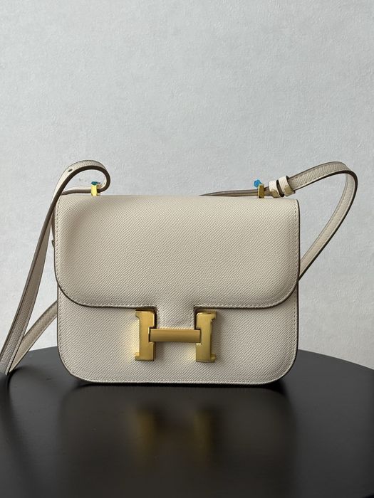 Шкіряна молочна сумочка сумка Гермес Hermes