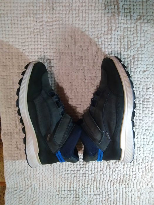 Мужские,демисезоннные,кожаные ботинки,Ecco