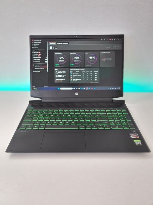 ‼️Gamingowe laptop HP RTX 3050 6-rdzeni 430 godzin‼️