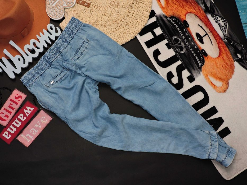 Cropp spodnie baggy ala jeans pas guma 34