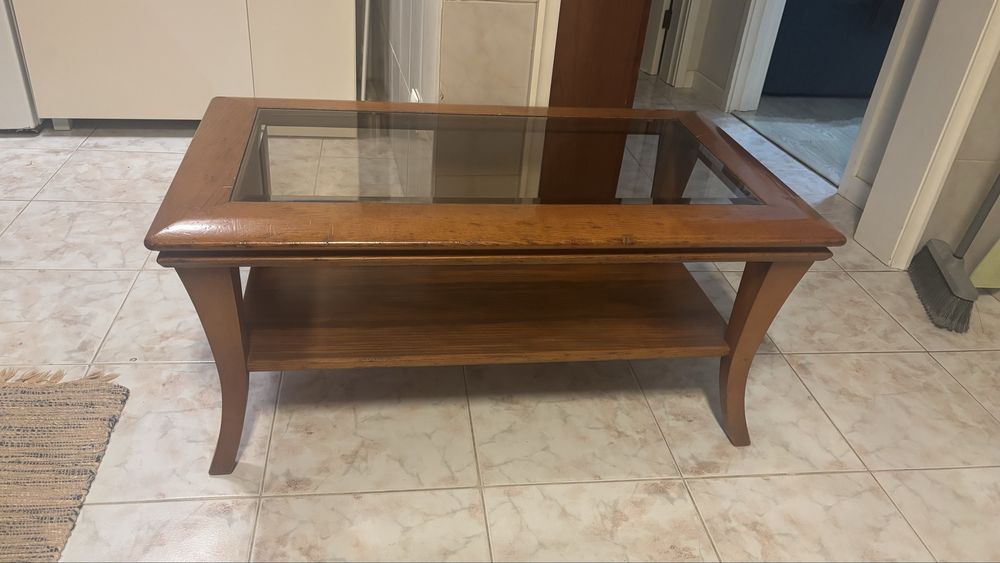 Mesa de centro de madeira