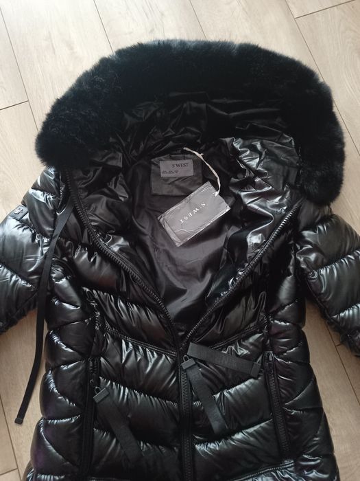 Kurtka damska,zimowa czarna rozm. 38