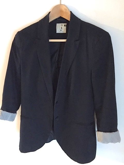 Blazer Azul Estilo Casual - Nada Usado