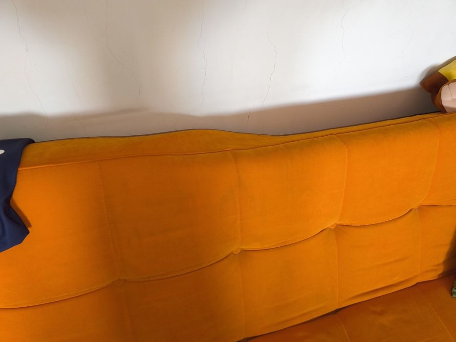 Sofá - cama laranja