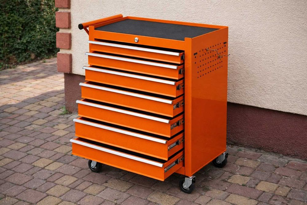 Візок для інструментів на колах DEX 7 пол для СТО і майстерні тележка