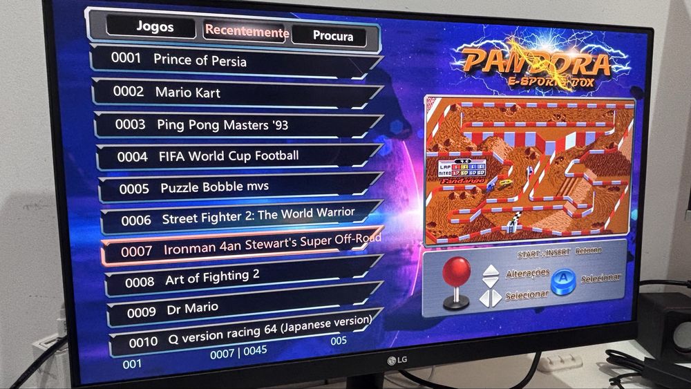 Arcade Pandora Box 10k jogos