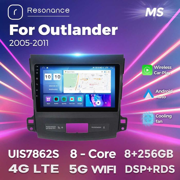 Штатна магнітола Mitsubishi Outlander XL Android GPS навігація