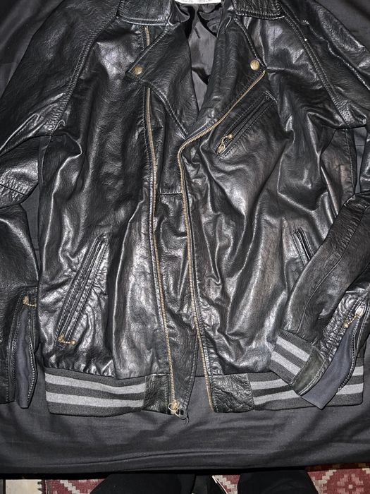 Blusão de pele Levi’s preto