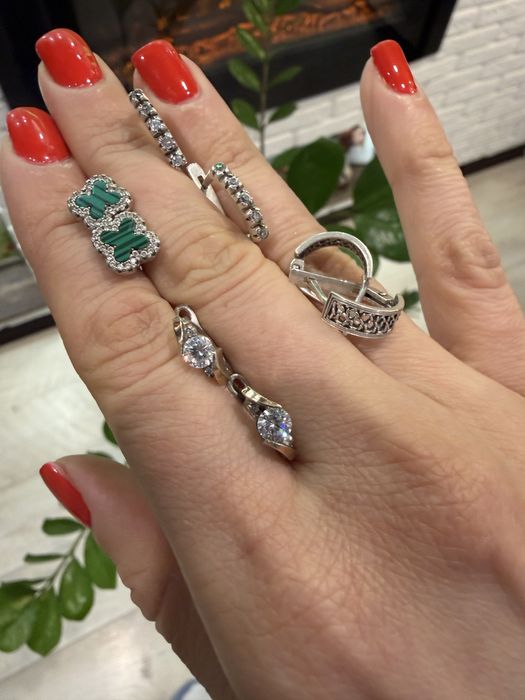 Кольцо серебряное