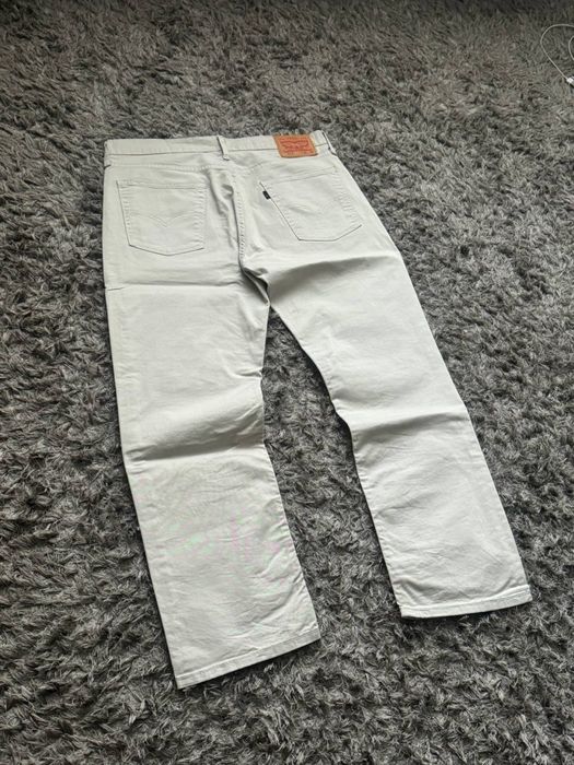 Штани / джинси Levi's 514 Straight (оригінал, бежеві, W36 L30)