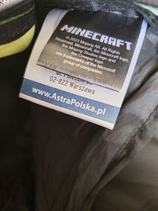 Plecak szkolny minecraft